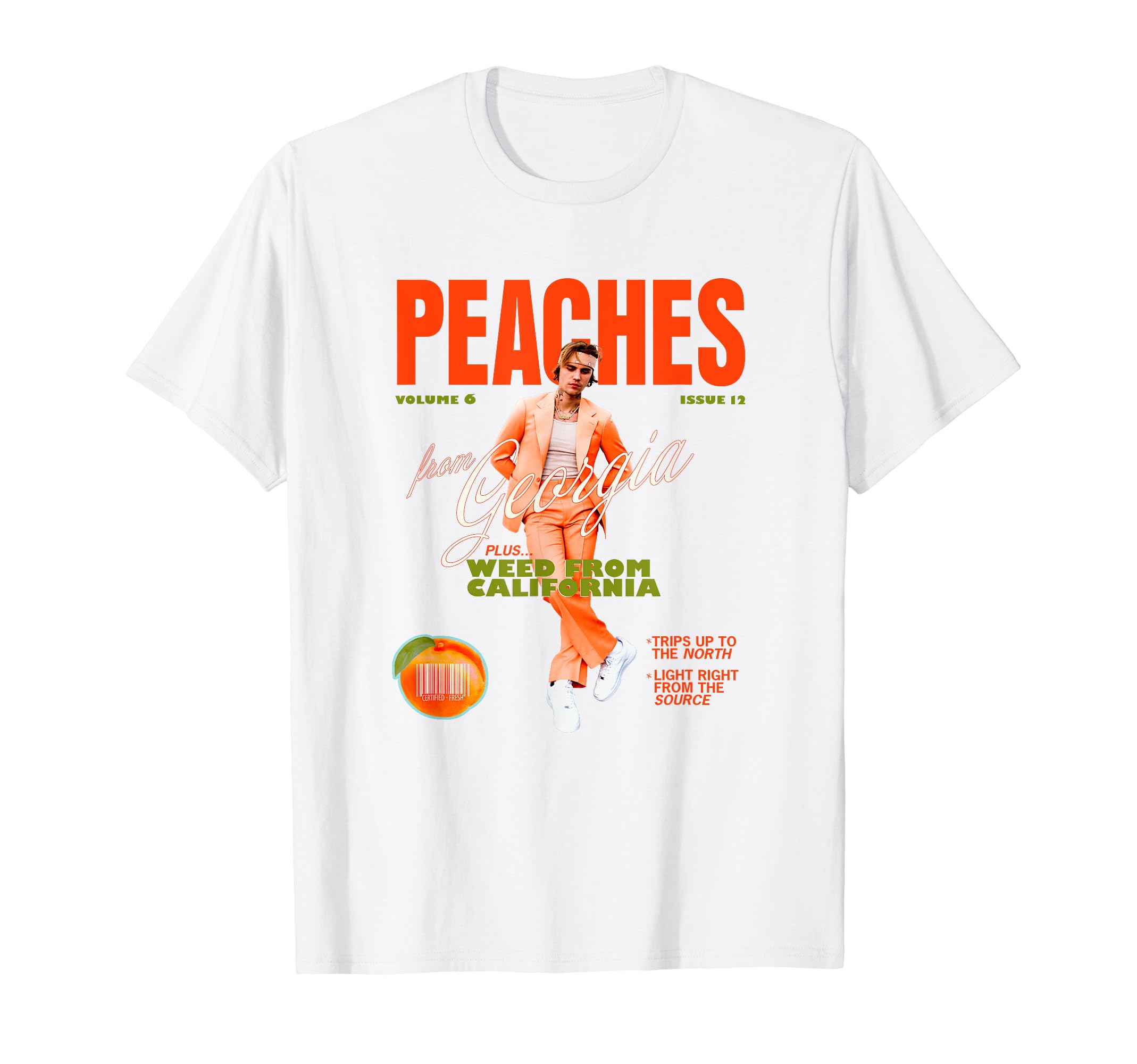 ジャスティンビーバー ピーチズ パーカー Sサイズ Amazon | ジャスティン・ビーバー公式ピーチホワイト。 Tシャツ